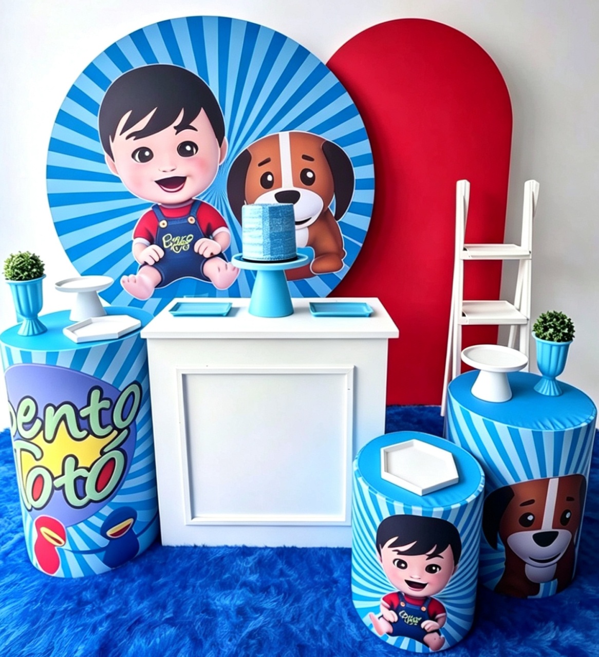 Bento E Totó Kit Premium+Led - Pegue e monte Festança 