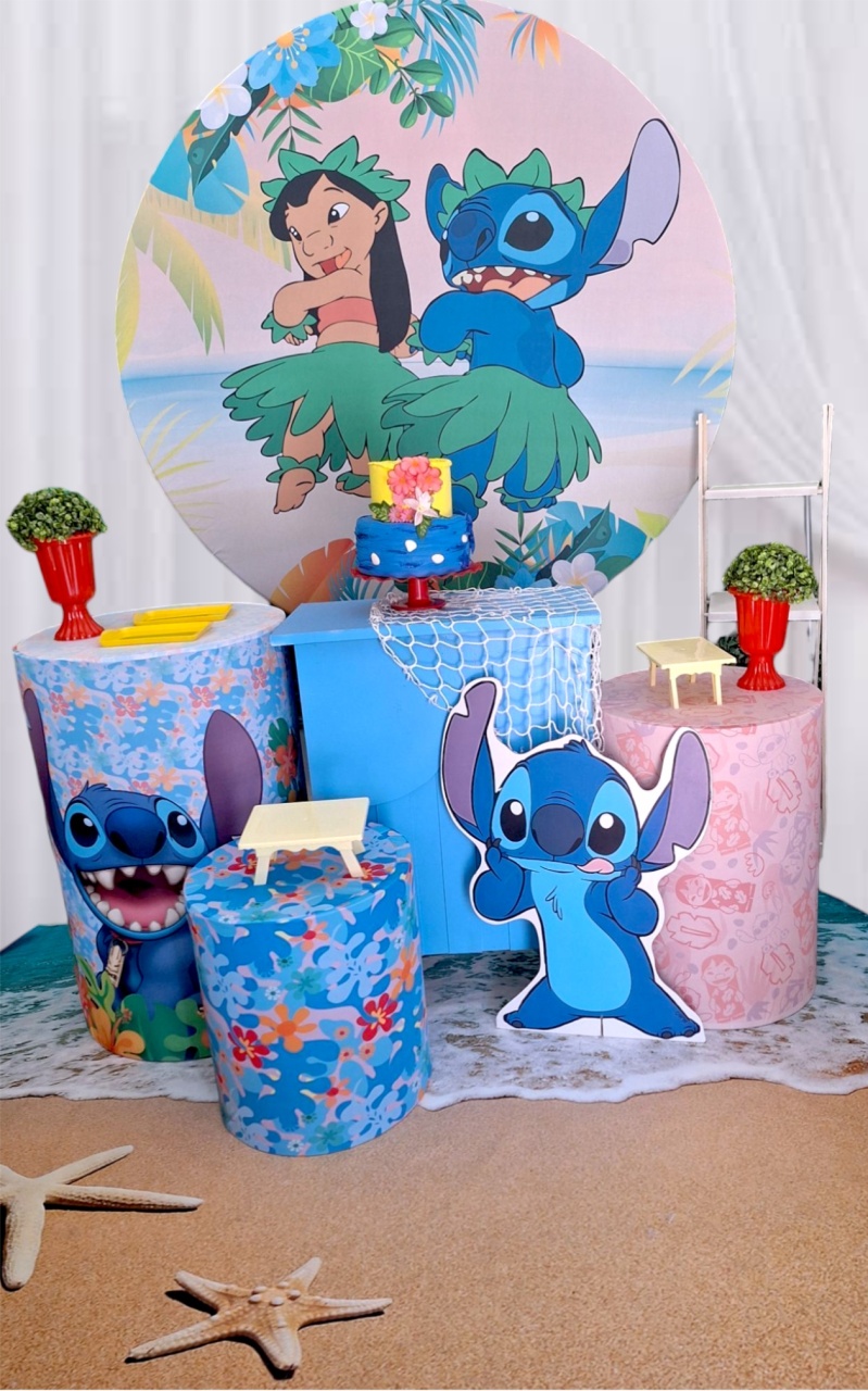 Lilo E Stitch Profissional - Pegue e monte Festança 
