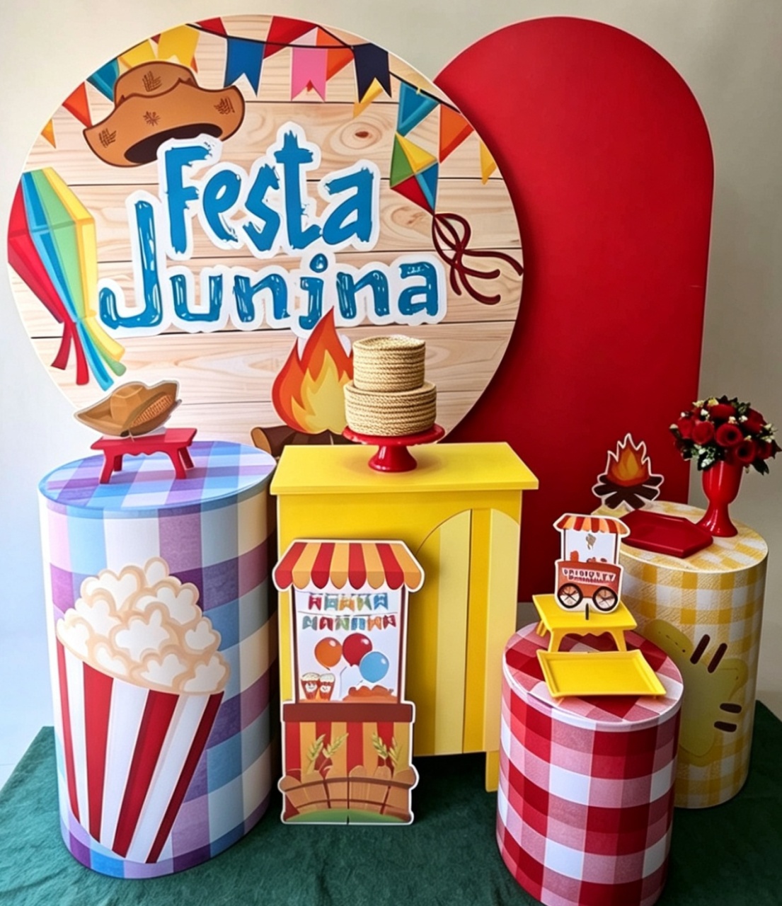 Festa Junina Mod. 2 Kit Premium - Pegue e monte Festança 