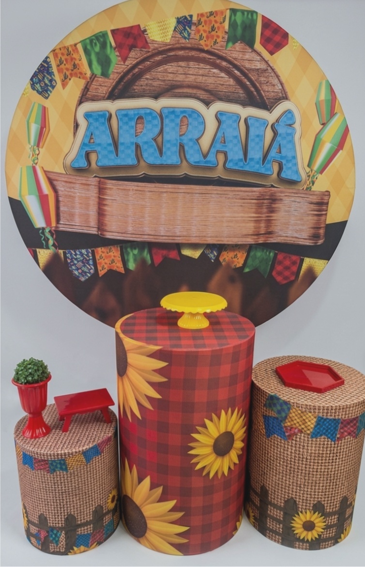 Arraiá (Festa Junina) Mod. 2 - Pegue e monte Festança 