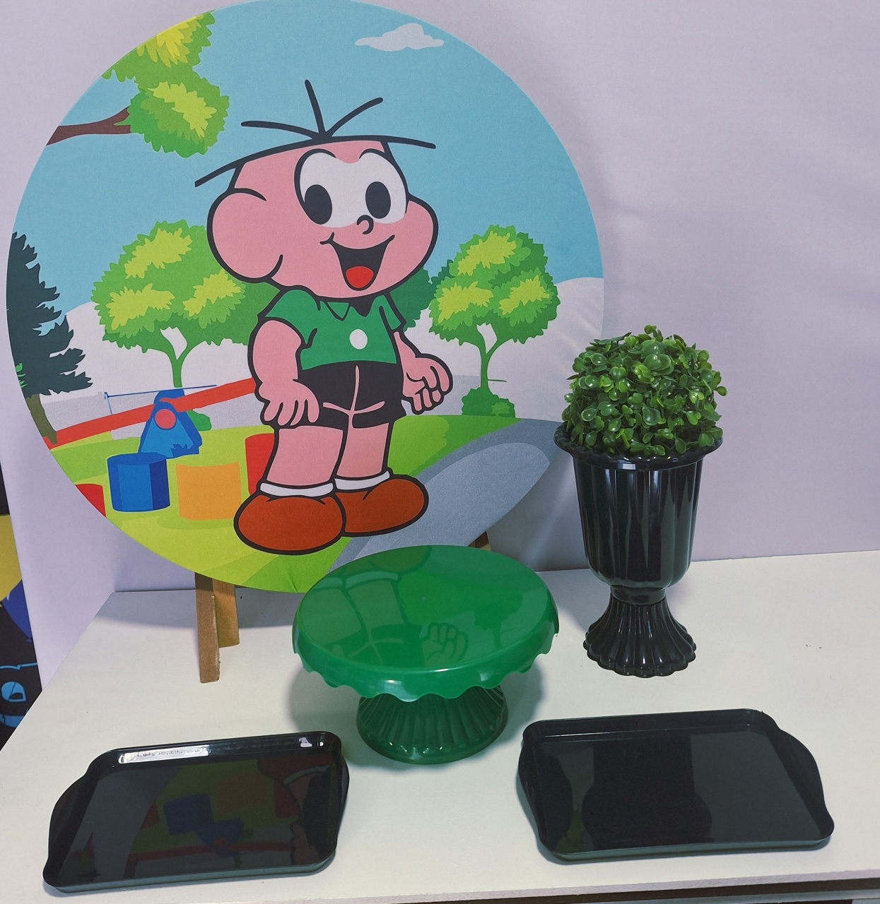 Festa Na Mesa Cebolinha Sem Balões   - Pegue e monte Festança 