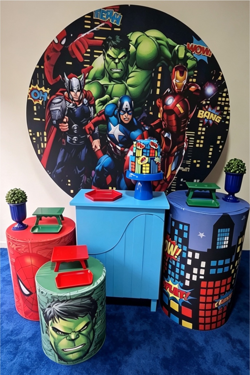 Vingadores Profissional - Pegue e monte Festança 