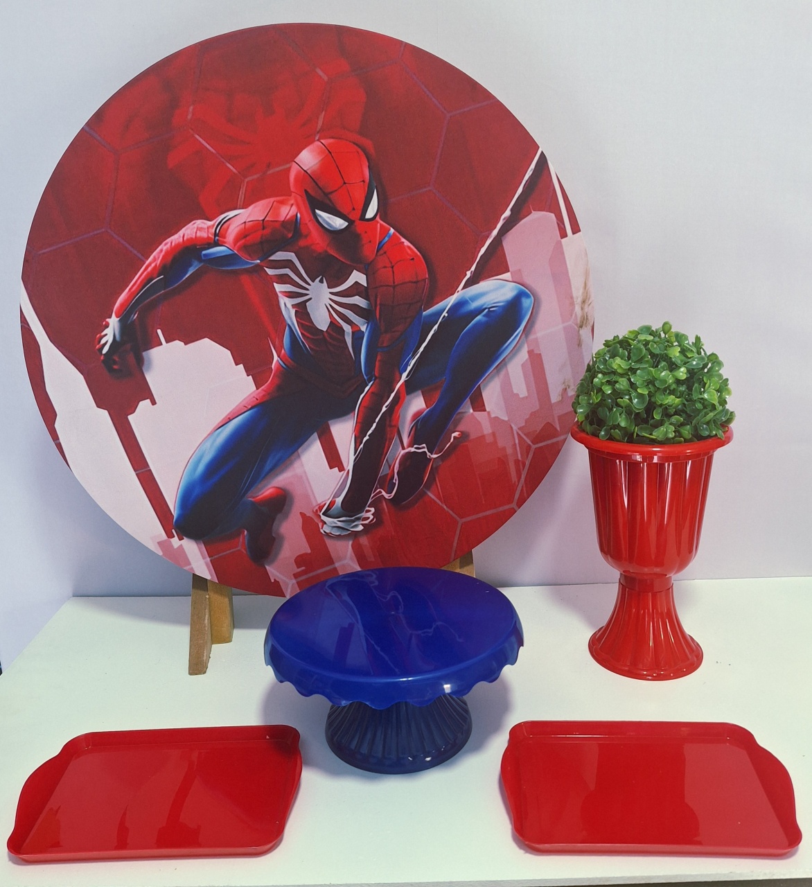 Festa Na Mesa Homem Aranha Sem Balões  (Cópia) - Pegue e monte Festança 
