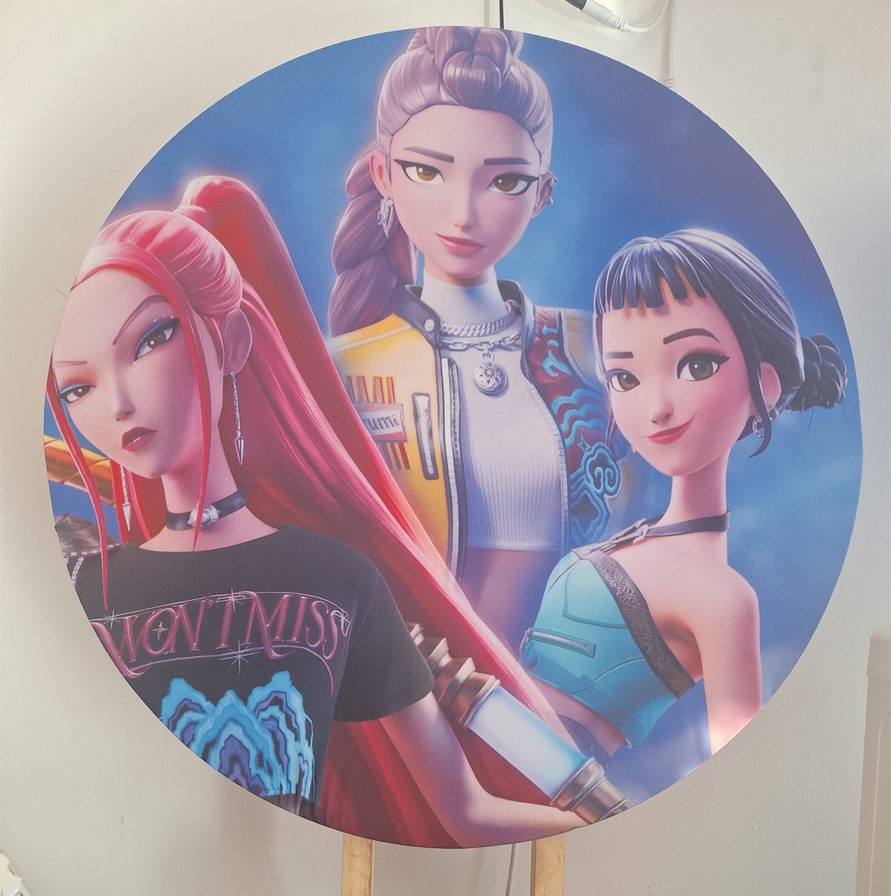 Mini Painel Guerreiras Do K-Pop  - Pegue e monte Festança 