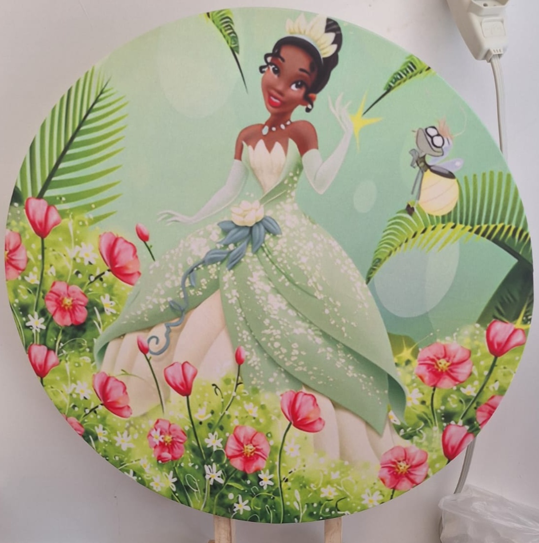 Mini Painel Tiana - Pegue e monte Festança 