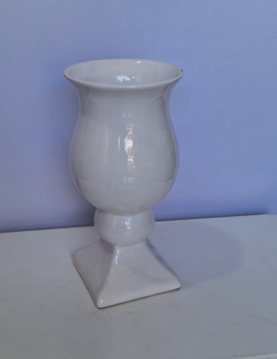 Vaso Colonial Branco Grande - Lena Fest