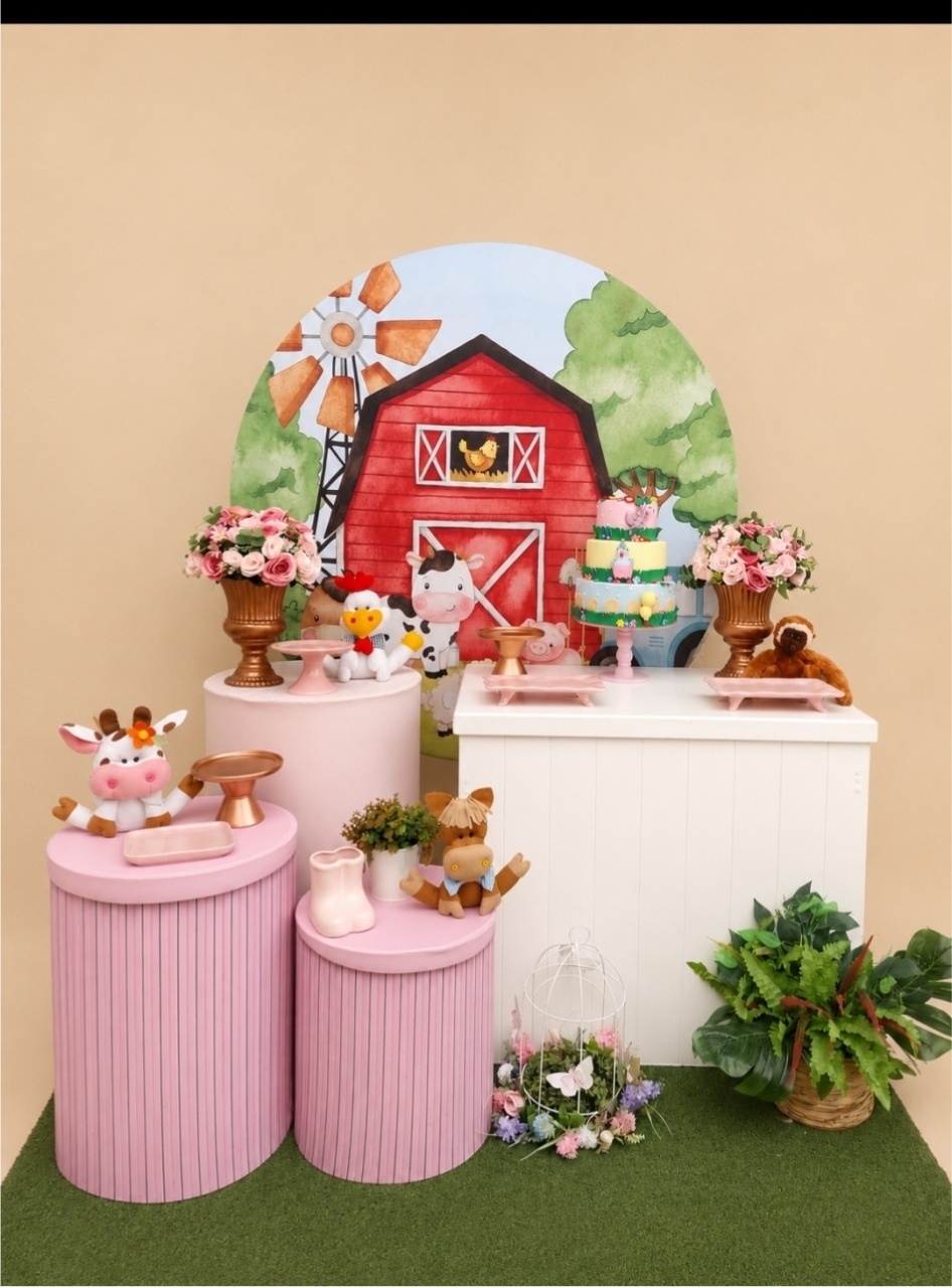 Decoração Fazendinha Menina - Lena Fest