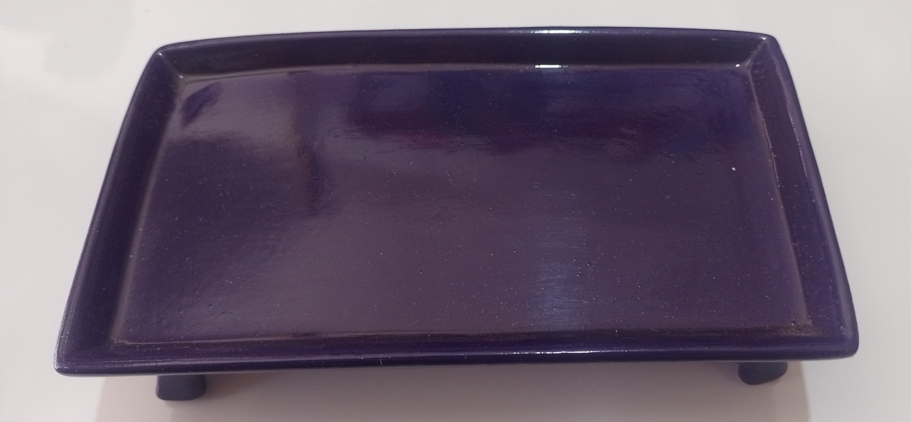 Bandeija Ceramica Roxa 4/Pe - Lena Fest
