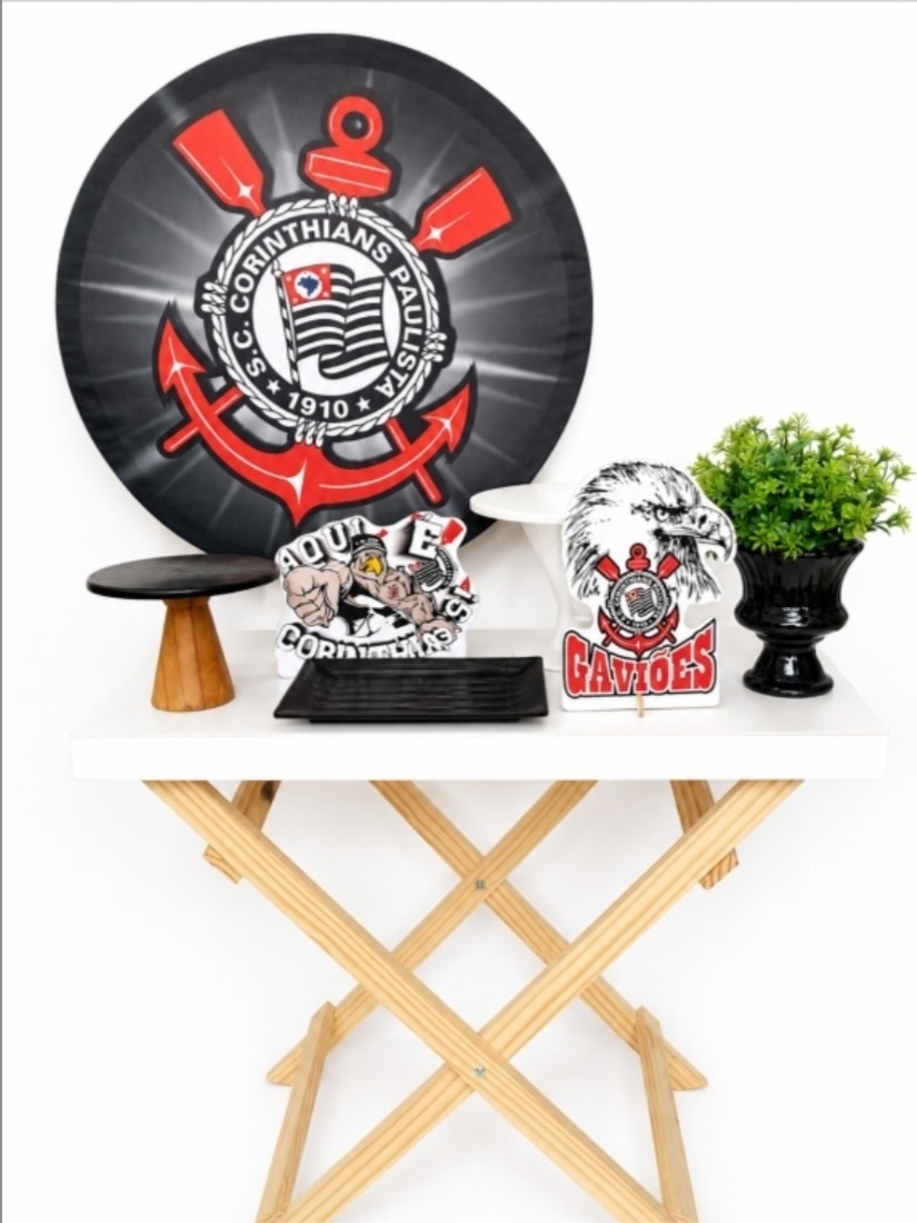 Decoração de Mesa Corinthians - Lena Fest
