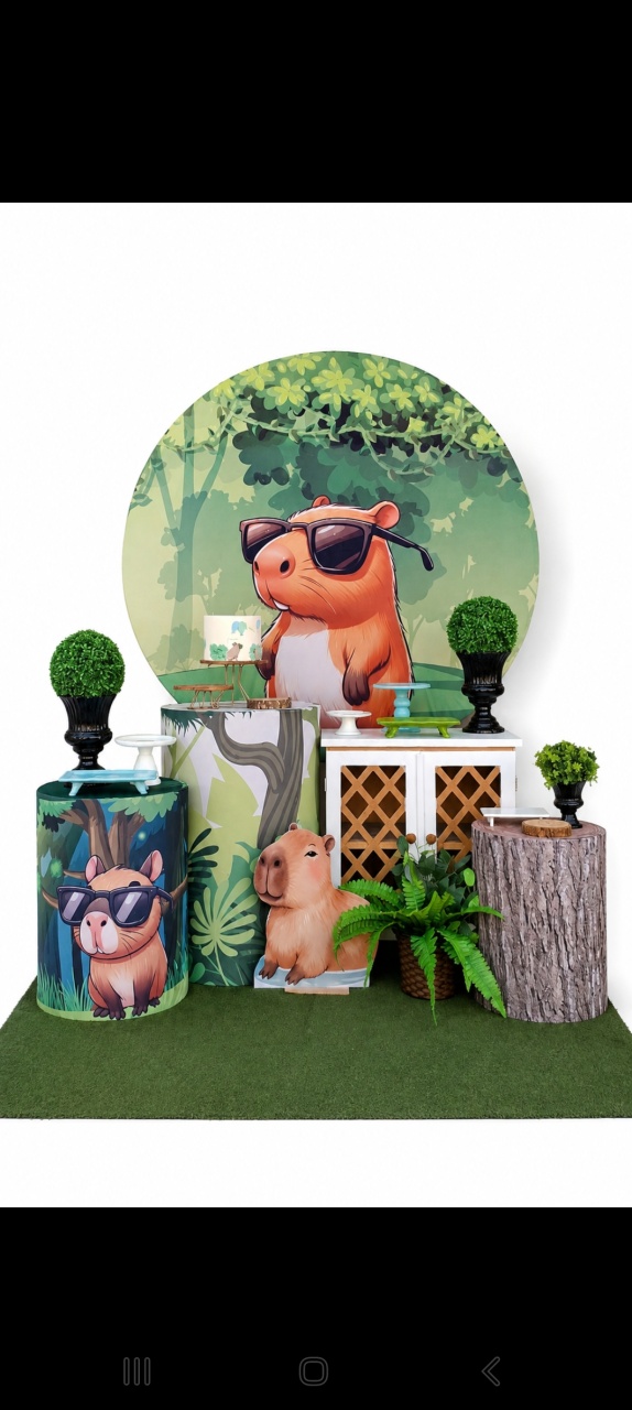 Kit Decoração Capivara - Lena Fest