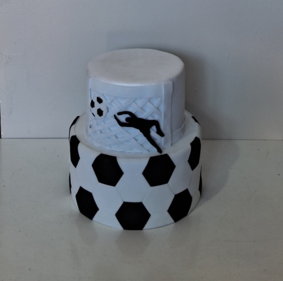 Bolo de Futebol Branco - Lena Fest