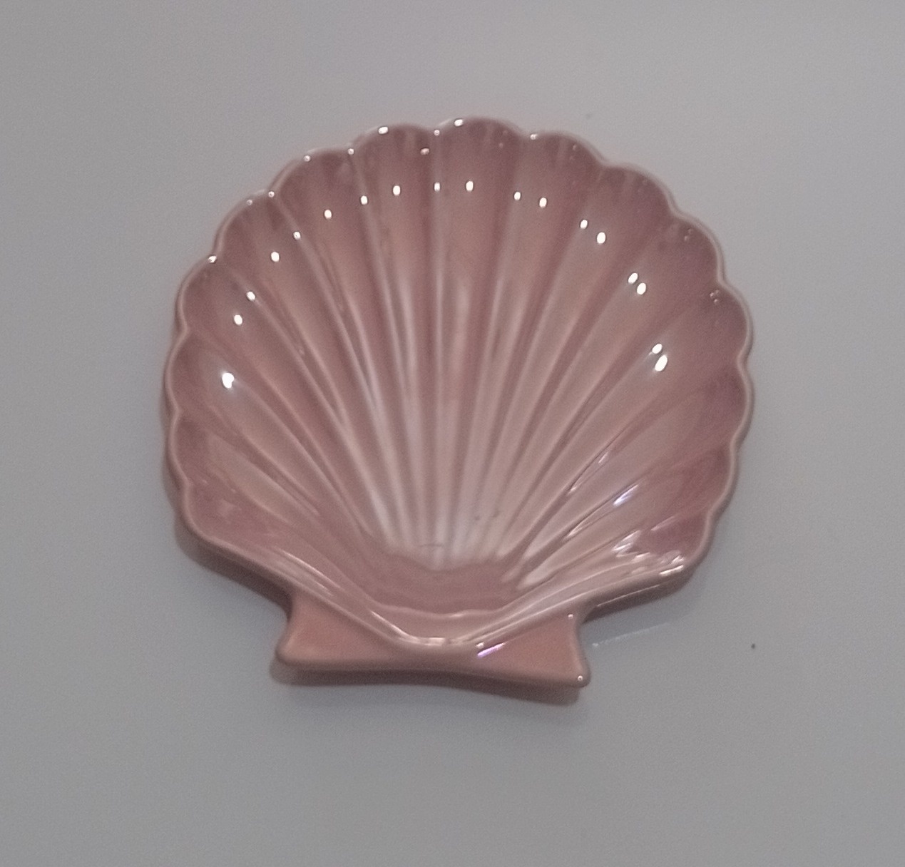 Bandeija Porcelana Rosa  Concha - Lena Fest