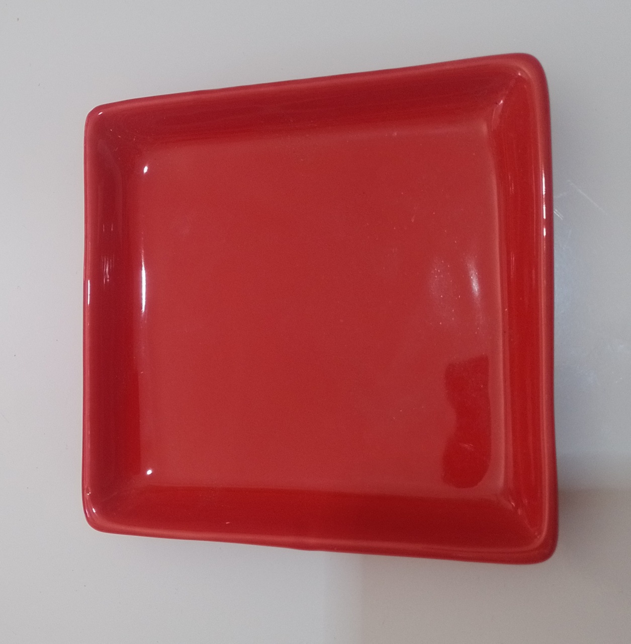 Bandeija Ceramica  Vermelha Pp - Lena Fest
