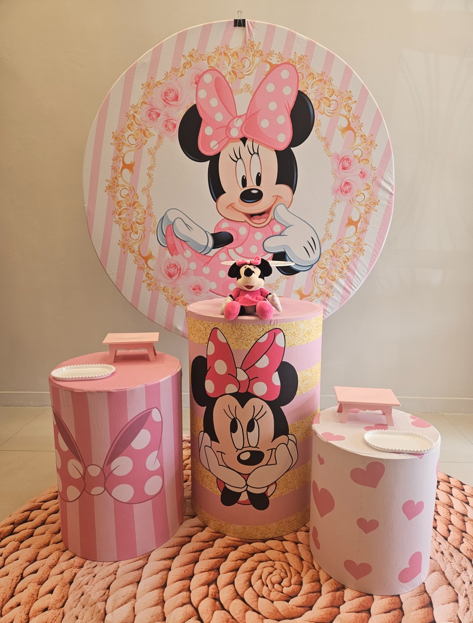 Minie Rosa - Kit Prata - R&A Pegue e Monte