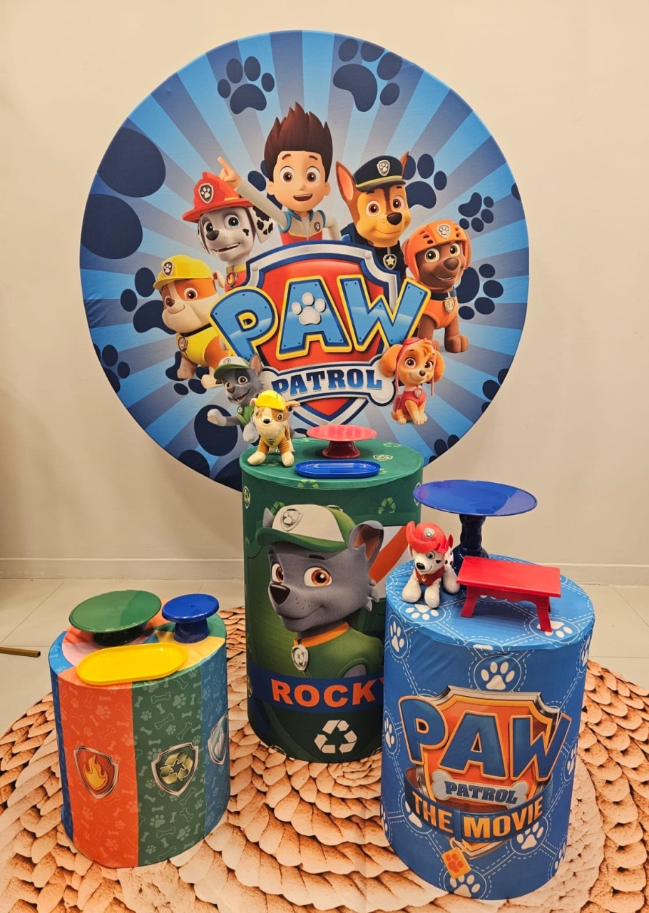 Patrulha Canina - Kit Prata - R&A Pegue e Monte