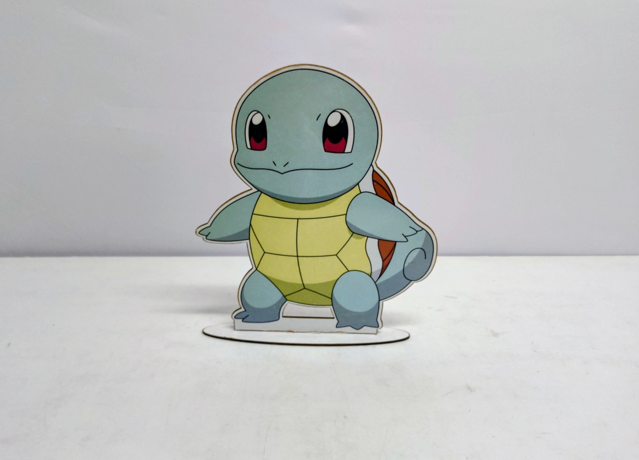 Totem Squirtle (Pókemon) 31Cm Alt X 25Cm Larg  - BB Festas Aluguel 