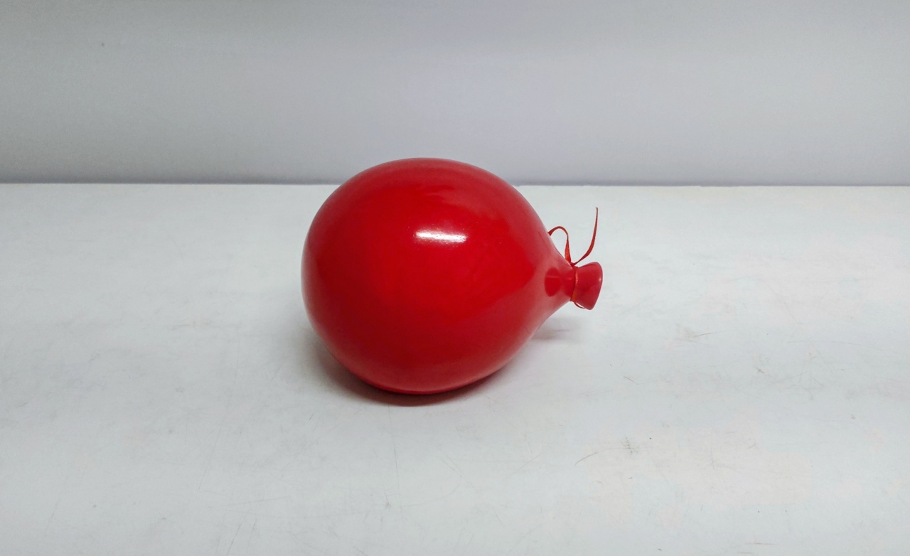 Balão/M Veremelho Decorativo 13Cm Alt X 13Cm Diametro  - BB Festas Aluguel 