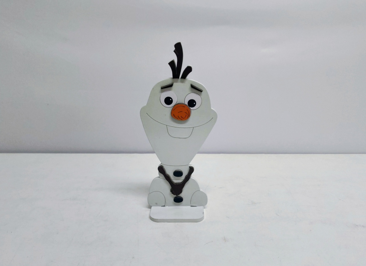 Totem Olaf (Frozen) 28Cm Alt X 10Cm Larg  - BB Festas Aluguel 