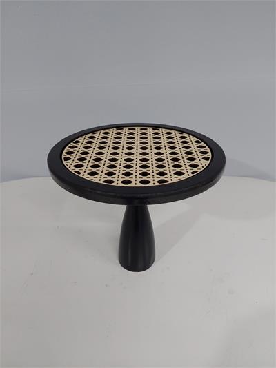 Porta Doce Alto Mdf Com Renda Preto 20Cm X 22Cm - BB Festas Aluguel 