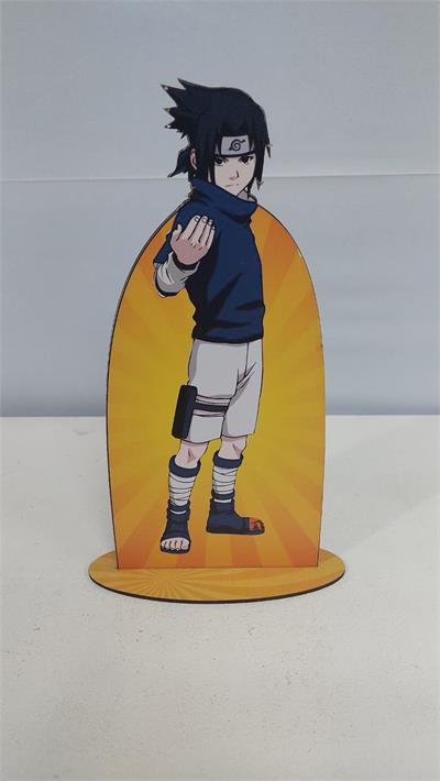 Totem Sasuke Em Mdf (Naruto) 30Cm X 20Cm - BB Festas Aluguel 