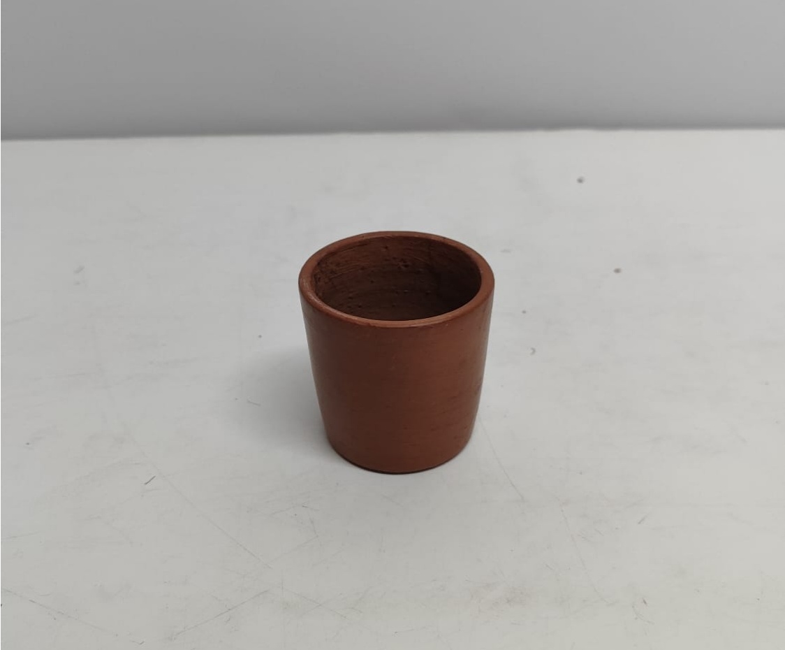 Vaso de Barro Pp 7Cm Alt X 7Cm Diametro - BBFestasAluguel 