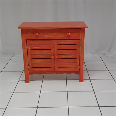 Cômoda Com 2 Portas Laranja 80Cm Alt X 90Cm Larg X 45Cm Comp - BB Festas Aluguel 