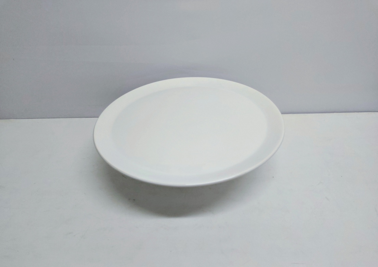 Boleira Baixa Branca 13Cm Alt X 40Cm Diametro  - BB Festas Aluguel 