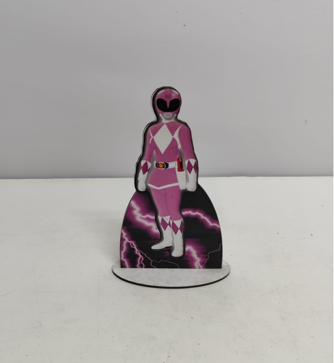 Totem Power Rangers Rosa - BBFestasAluguel 