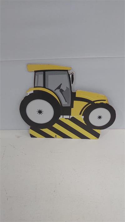 Totem Trator Transporte Em Mdf (Cosntrutor) 20Cm X 24Cm - BB Festas Aluguel 