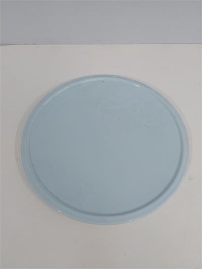 Prato Liso Para Suporte Boleira/M Azul Claro 30Cm - BB Festas Aluguel 