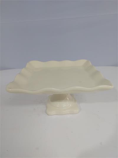 Porta Doce Quadrado M Amarelo Claro 10Cm Alt X 20Cm Diametro - BB Festas Aluguel 