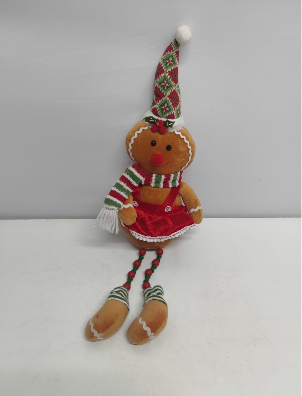 Boneco Biscoito Natalino de Pelúcia - BBFestasAluguel 
