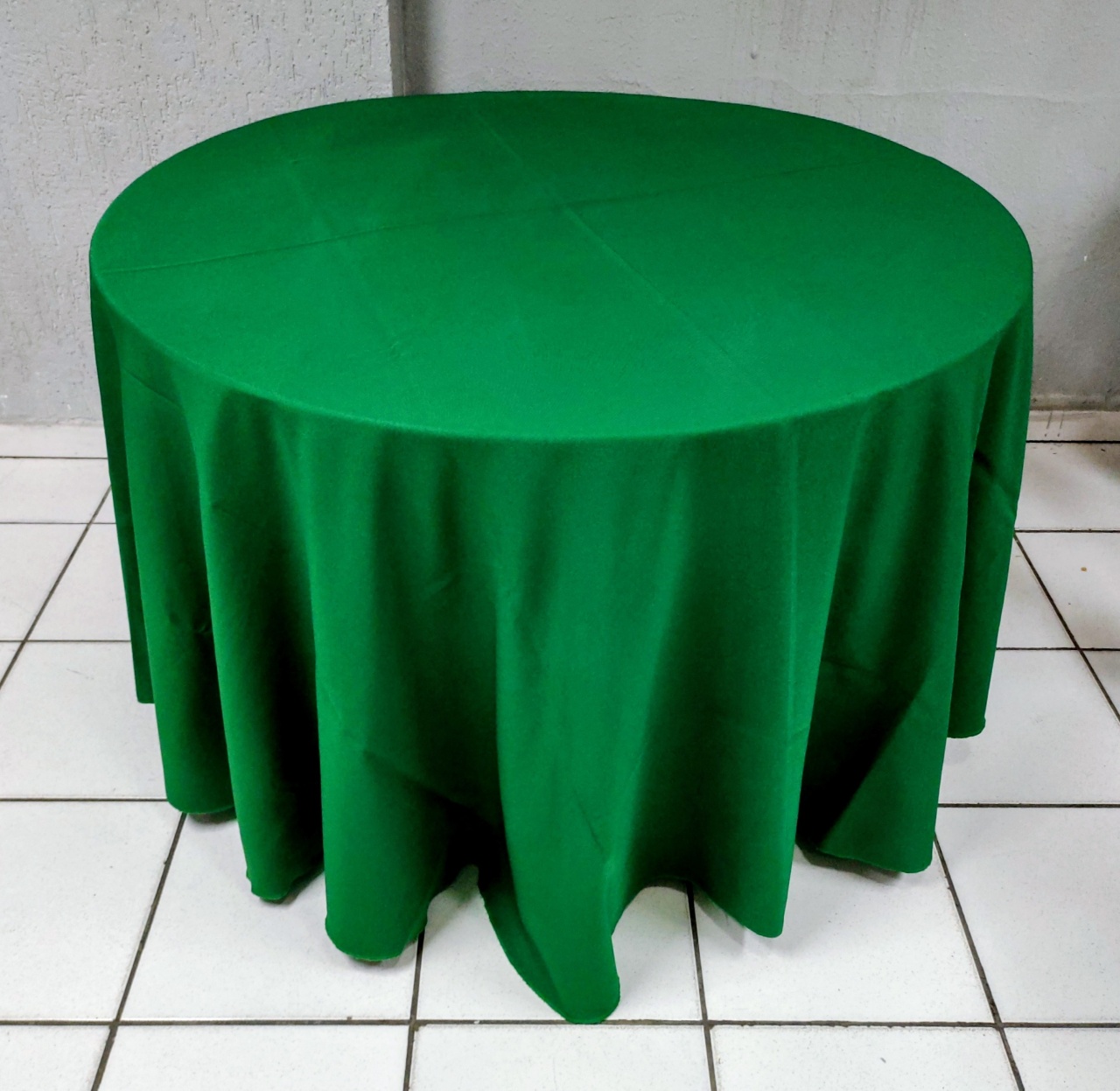 Toalha Redonda Verde - BBFestasAluguel 