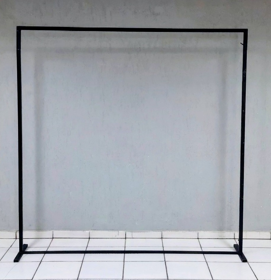 Painel Desmontável Quadrado Preto 2M X 2M - BB Festas Aluguel 