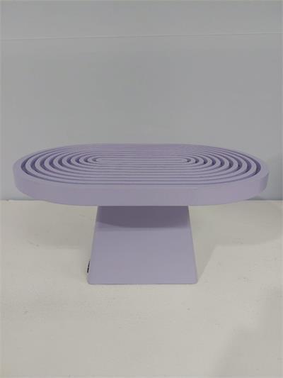 Porta Doce Espiral Alto Lilás Alt 14Cm X 30Cm X 20Cm - BB Festas Aluguel 