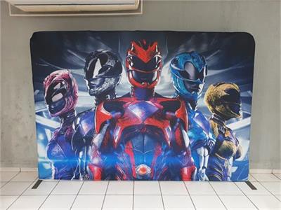 Painel Sublimado Power Rangers 3M X 2M - BB Festas Aluguel 