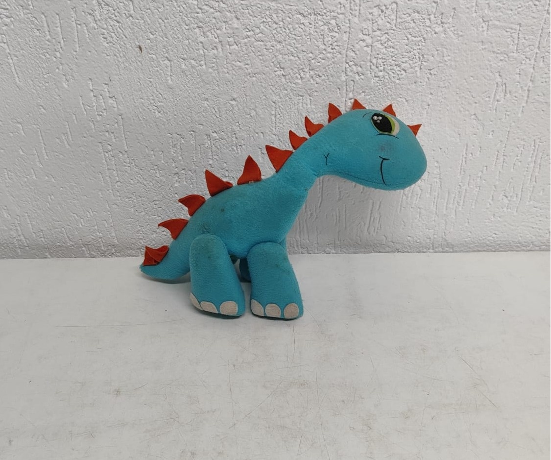 Feltro Dinossauro Azul/Laranja - BB Festas Aluguel 