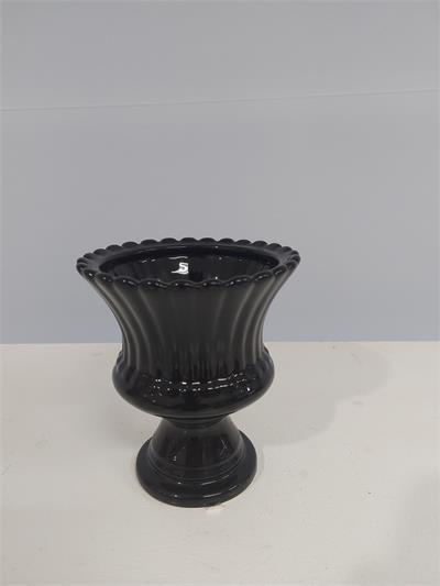Vaso Taça P Preto 14Cm X 12Cm - BB Festas Aluguel 