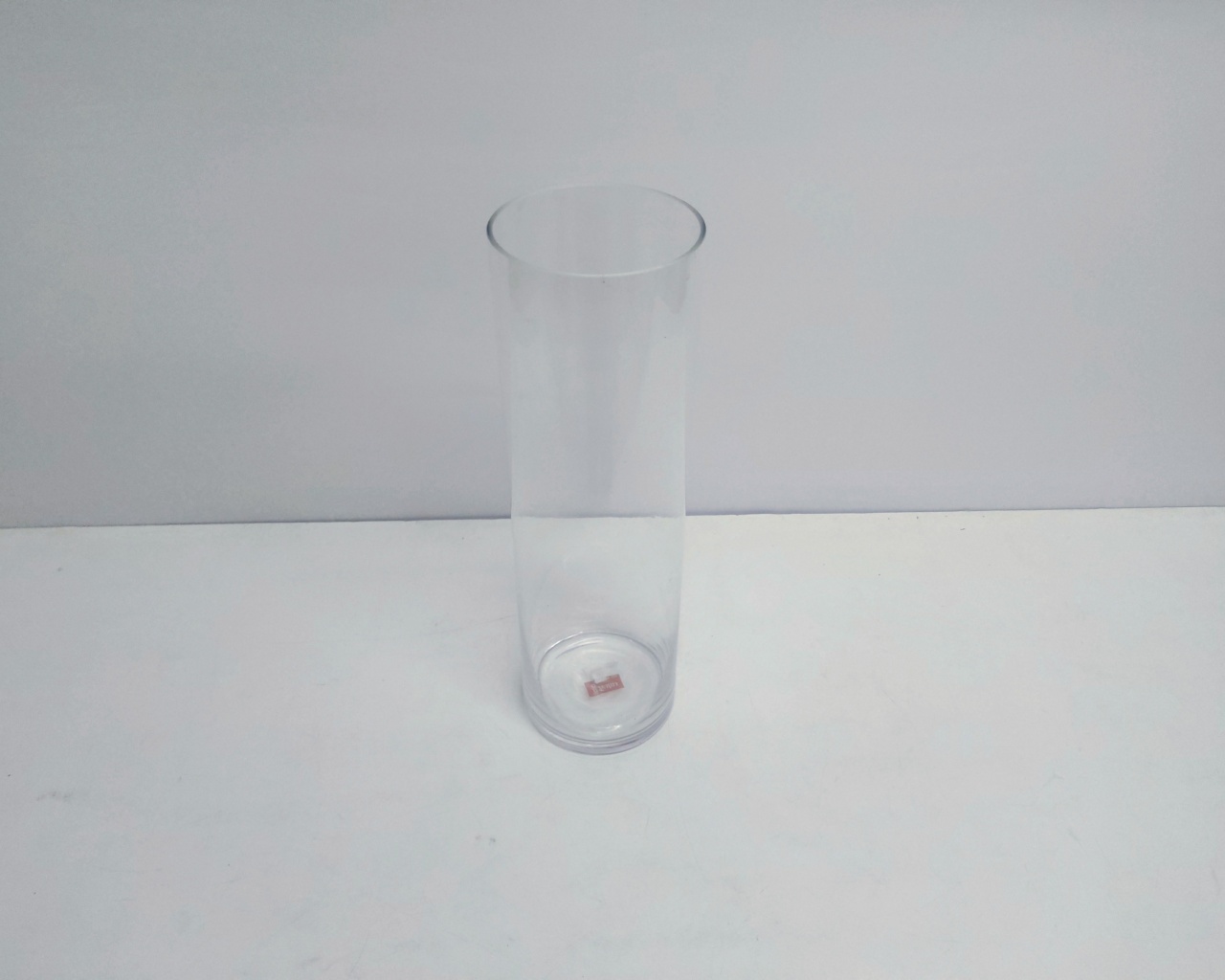 Vaso de Vidro Cilindro 40Cm Alt X 12Cm Diametro  - BB Festas Aluguel 