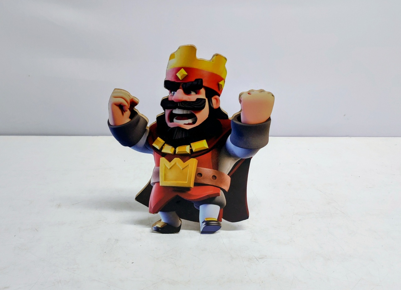 Totem Rei Vermelho (Clash Royale) - BB Festas Aluguel 