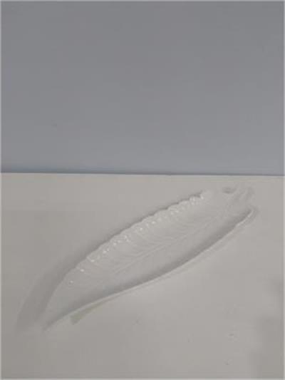Bandeja Folha Louça Branca Alt2Cm 10Cm X 38Cm - BB Festas Aluguel 