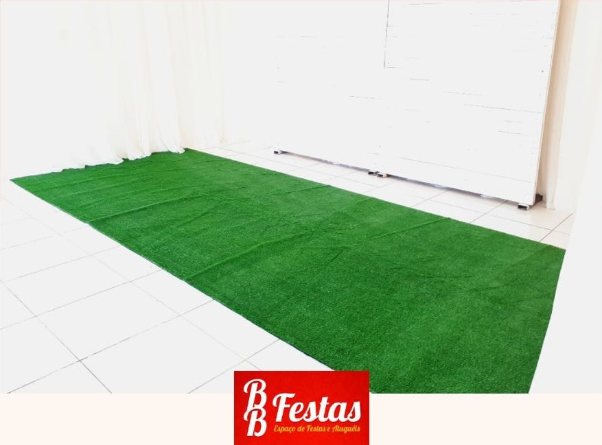 Carpete Grama 2M X 2M - BBFestasAluguel 