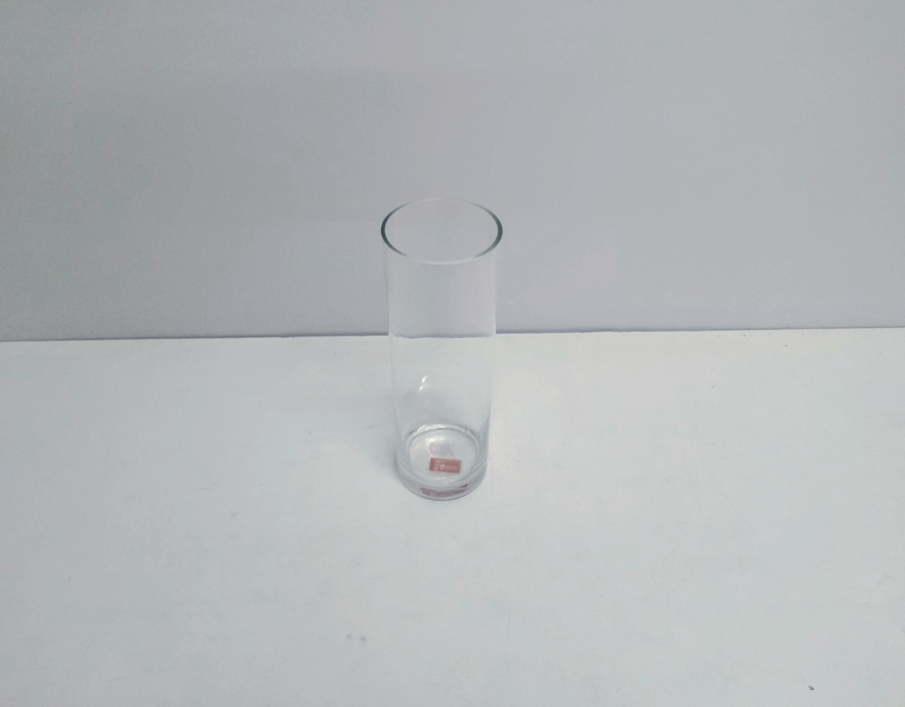 Vaso de Vidro Cilindro 25Cm Alt X 8Cm Diametro  - BB Festas Aluguel 