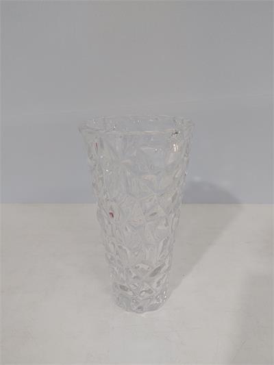 Vaso Trabalhado Vidro 26Cm X 13Cm - BB Festas Aluguel 