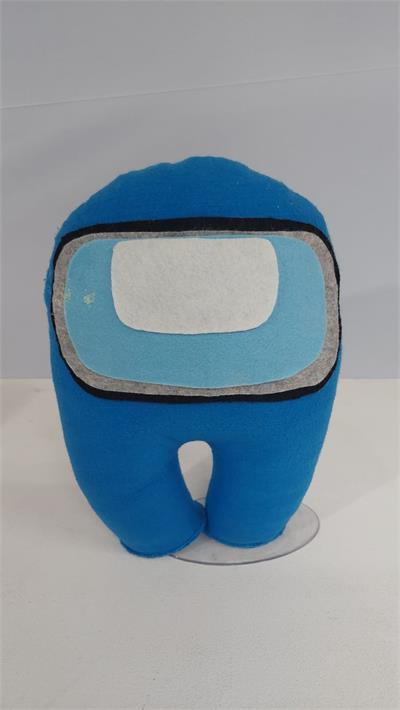 Feltro Among Us Azul 30Cm X 20 Cm - BB Festas Aluguel 