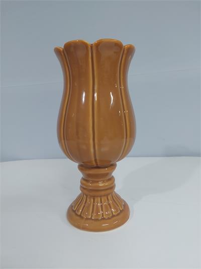 Vaso Flor M Mostarda 25Cm X 12Cm - BB Festas Aluguel 