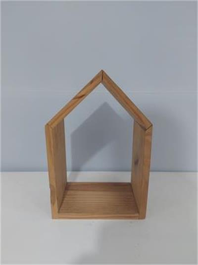 Casinha de Madeira G Rústico  Alt 35Cm X 25Cm X 15 Cm - BB Festas Aluguel 