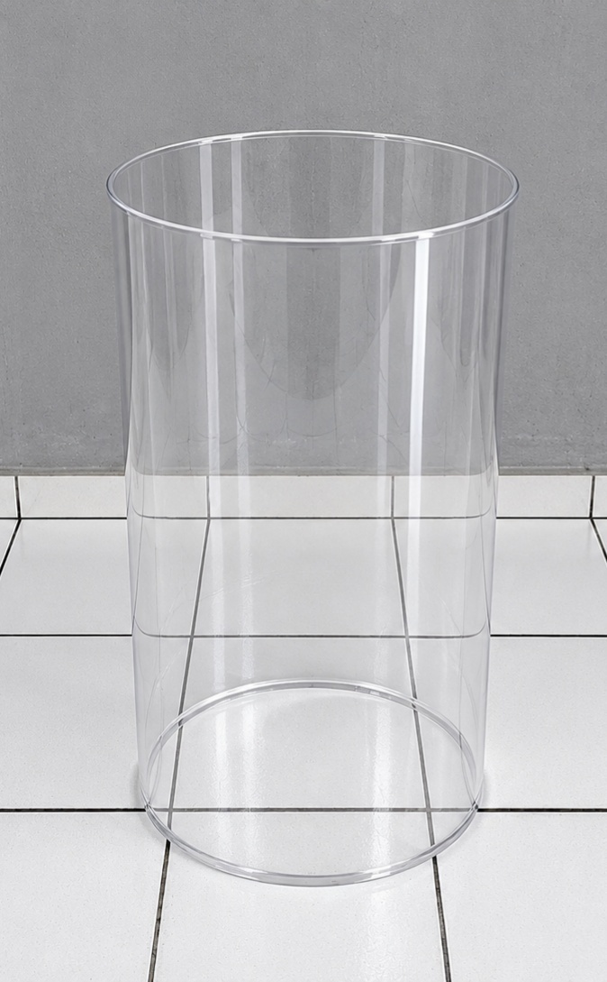 Cilindro Acrílico G 80Cm Alt X 40Cm Diametro - BBFestasAluguel 