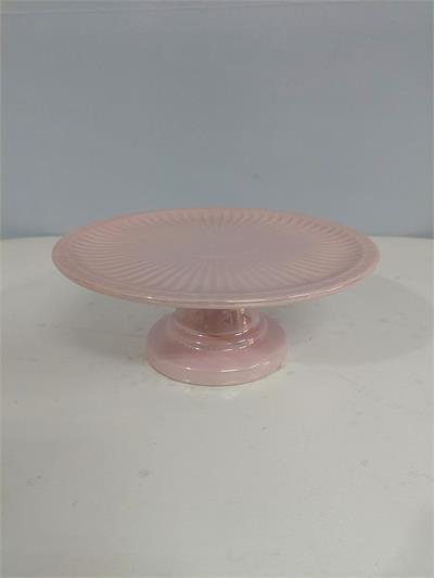 Porta Doce Médio Baixo Rosa Claro 9Cm X 23Cm - BB Festas Aluguel 