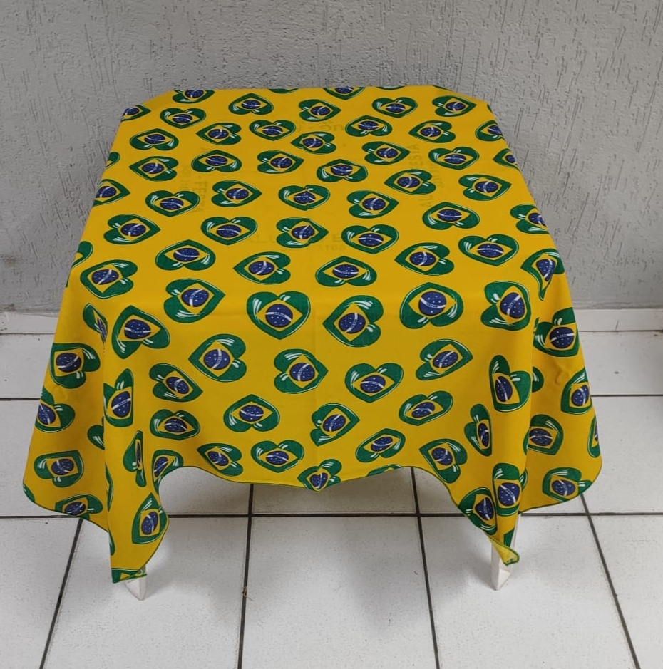 Tampo Brasil Amarelo/Verde - BBFestasAluguel 